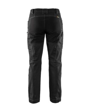 7159 Dames Service Werkbroek Denim Marine/Zwart