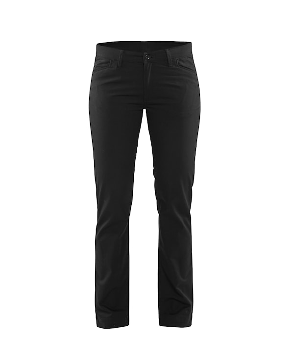 7165 Dames Chino 2-way Stretch Zwart