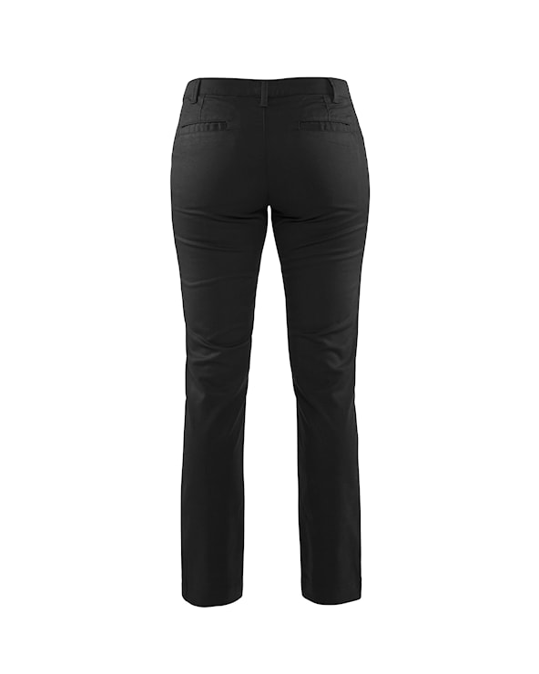 7165 Dames Chino 2-way Stretch Zwart