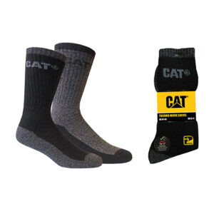 CAT THERMO SOCKS ZWART/GRIJS