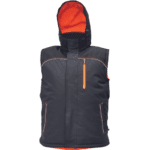 Knoxfield Omkeerbare Bodywarmer Antraciet/Rood