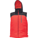 Knoxfield Omkeerbare Bodywarmer Antraciet/Rood