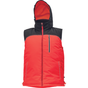 Knoxfield Omkeerbare Bodywarmer Antraciet/Rood