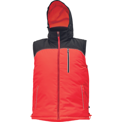 Knoxfield Omkeerbare Bodywarmer Antraciet/Rood