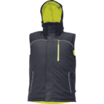 Knoxfield Omkeerbare Bodywarmer Antraciet/Geel