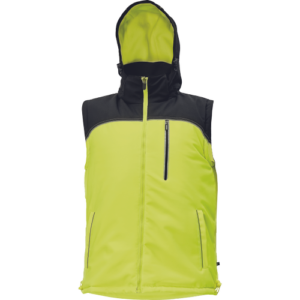 Knoxfield Omkeerbare Bodywarmer Antraciet/Geel