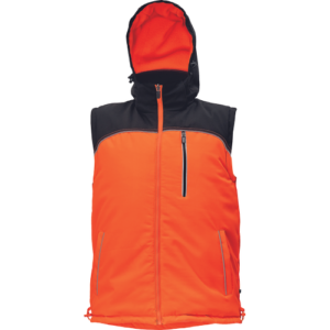 Knoxfield Omkeerbare Bodywarmer Antraciet/Oranje