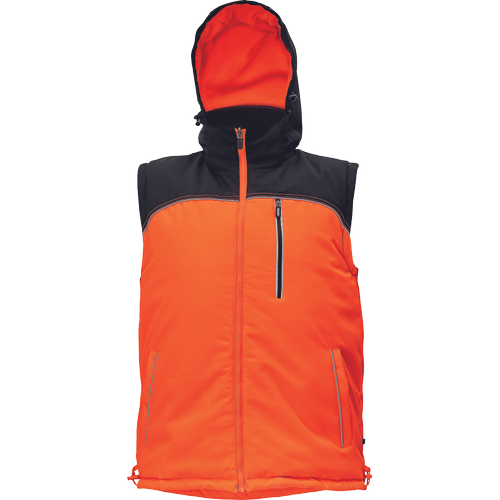 Knoxfield Omkeerbare Bodywarmer Antraciet/Oranje