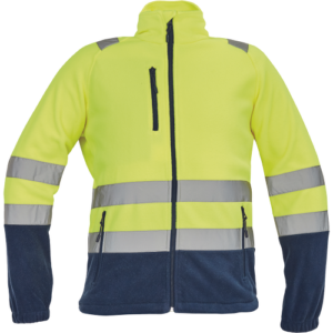 Sevilla Hi Vis Fleece Jas Geel/Marine