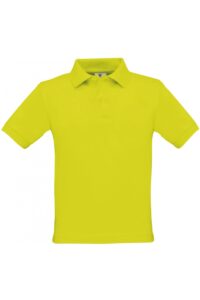 CGSAFE Safran / Kids Polo met Korte Mouwen Pixel Lime