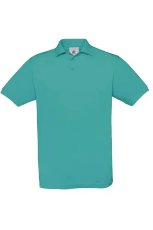 CGSAF Safran Polo met Korte Mouwen Real Turquoise