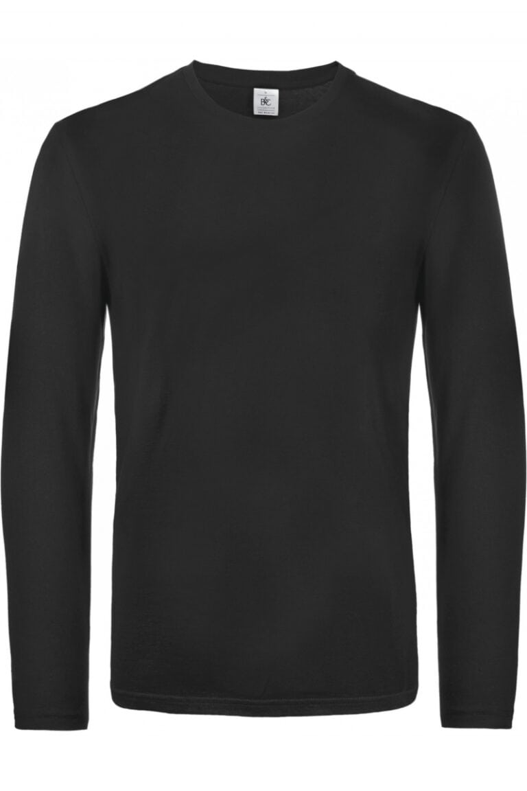 Men's T-shirt long sleeve Black
