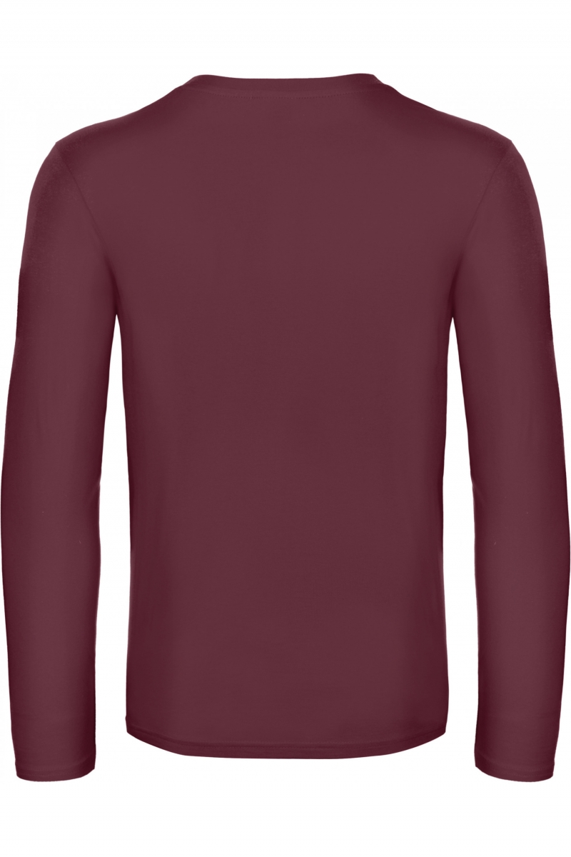 Men's T-shirt long sleeve Burgundy