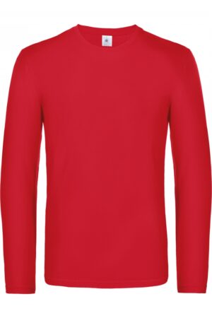 Men's T-shirt long sleeve Red