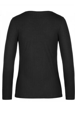 Ladies' T-shirt long sleeve Black