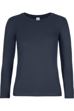 Ladies' T-shirt long sleeve Navy