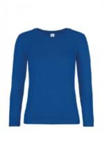 Ladies' T-shirt long sleeve Royal Blue