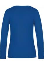 Ladies' T-shirt long sleeve Royal Blue