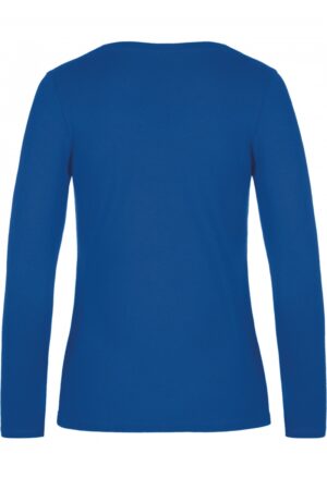 Ladies' T-shirt long sleeve Royal Blue