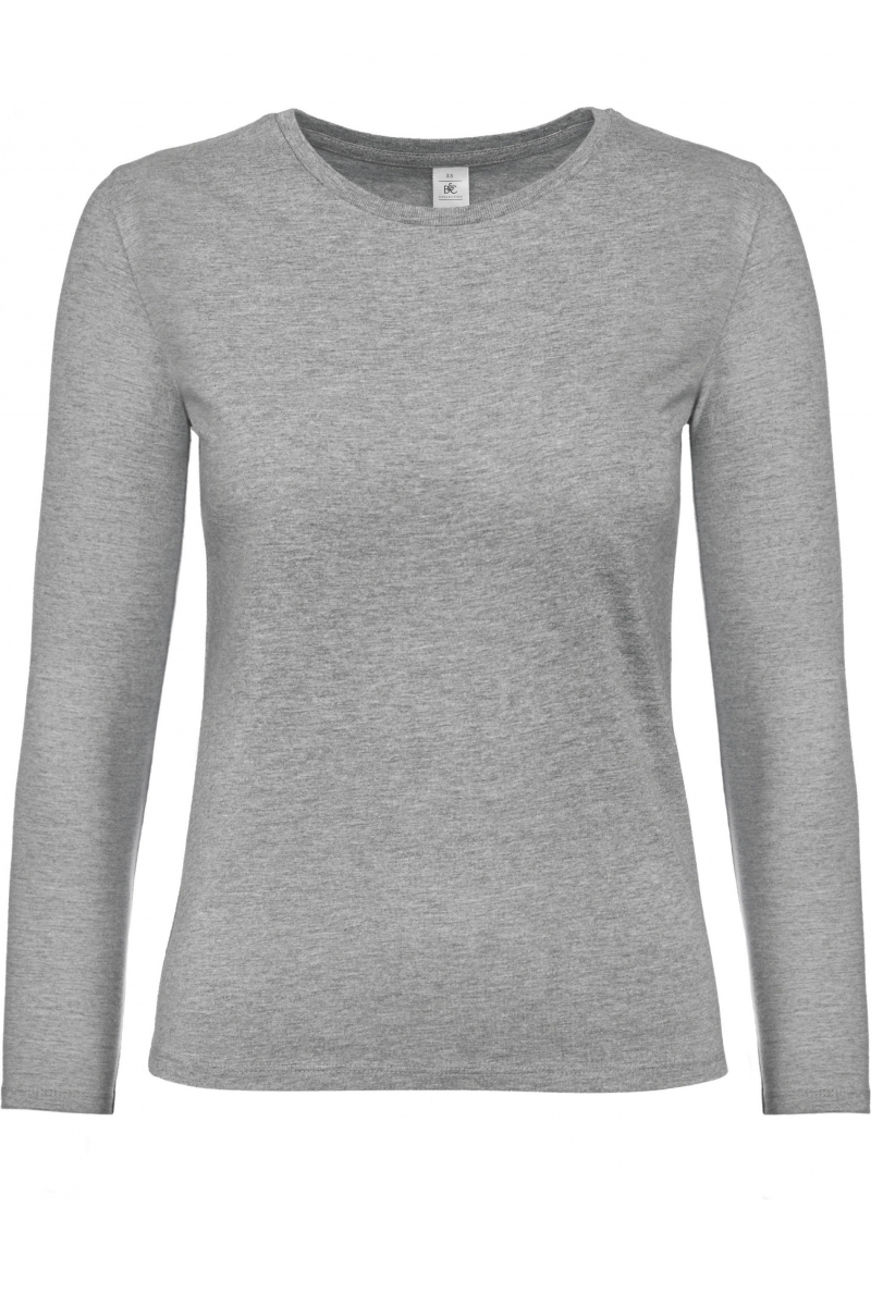 Ladies' T-shirt long sleeve Sport Grey