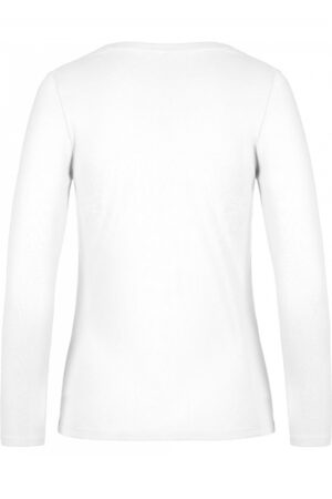 Ladies' T-shirt long sleeve White