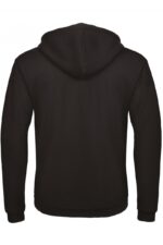 Hooded Full Zip Sweatshirt Black