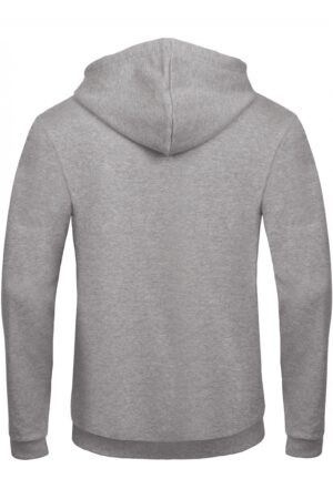 Hooded Full Zip Sweatshirt Heather Grey