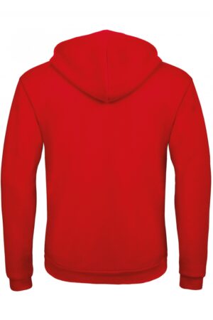 Hooded Full Zip Sweatshirt Red