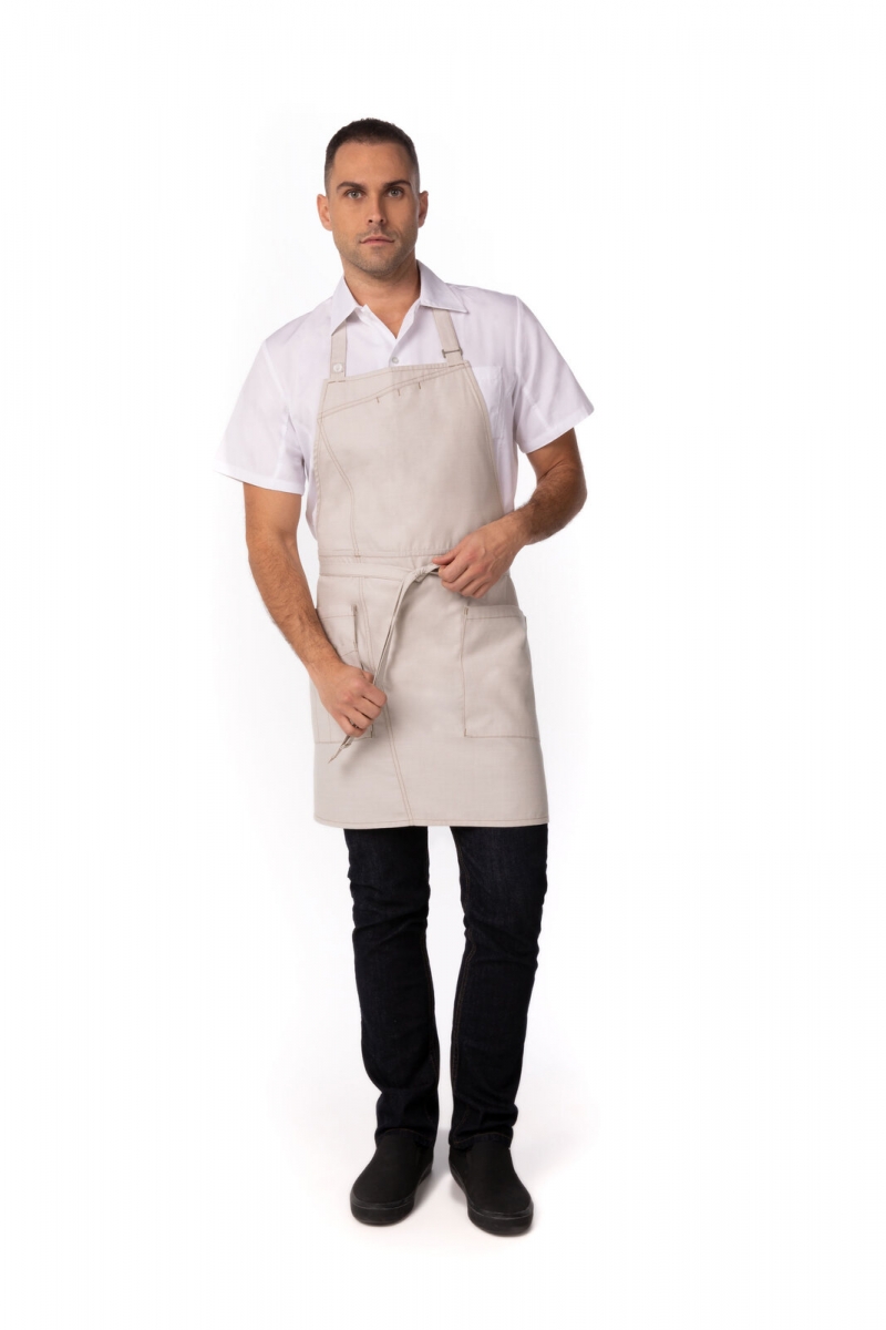 APRON-URB-BIB-MEDFORD BEIGE