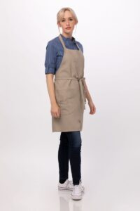 APRON-URB-BIB-LOGAN KHAKI