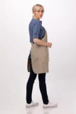 APRON-URB-BIB-LOGAN KHAKI