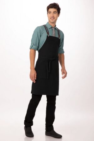 APRON-URB-XBACK-BIB-BERKELEY ZWART