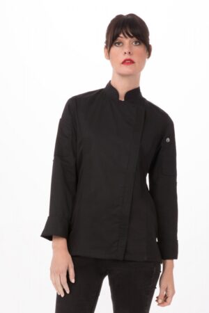 COAT-ESS-WOMEN-HARTFORD-L/S ZWART