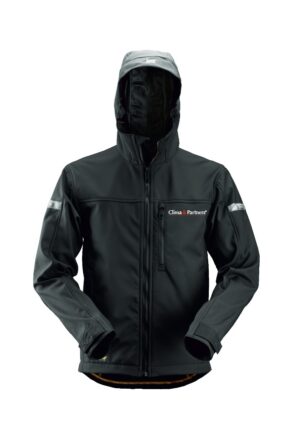 AW Softshell Jkt Hood Zwart