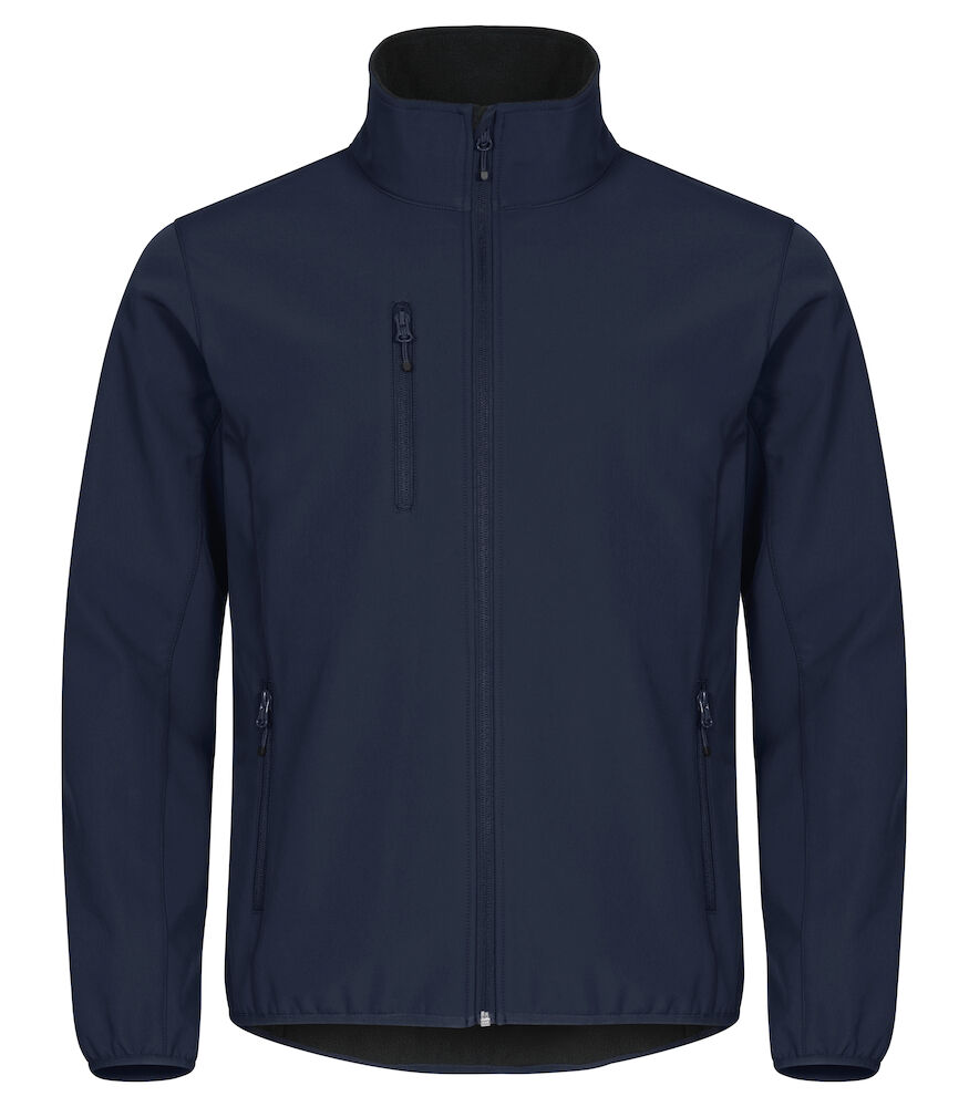 Classic Softshell Jacket Heren Dark Navy