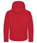 Classic Softshell Jacket Met Kap Rood