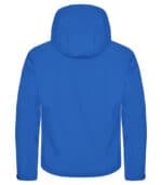 Classic Softshell Jacket Met Kap Kobalt