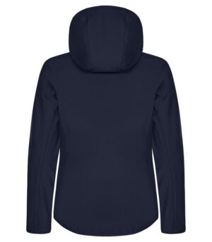 Classic Softshell Jacket Met Kap Ladies Dark Navy