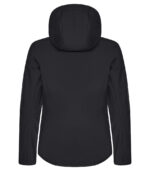Classic Softshell Jacket Met Kap Ladies Zwart