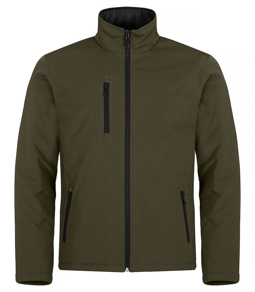 Padded Softshell Mistgroen