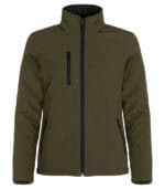 Padded Softshell Lady Mistgroen