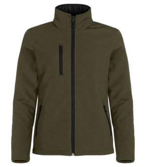 Padded Softshell Lady Mistgroen