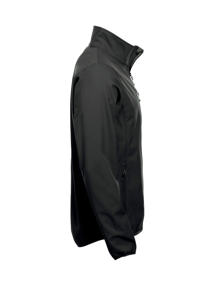 Basic Softshell Jacket zwart