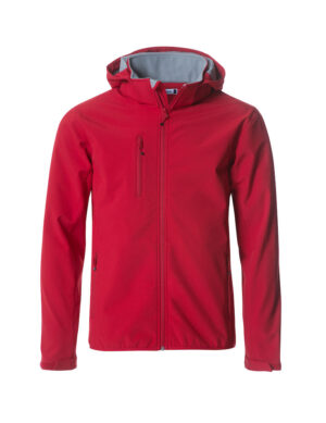 Basic Hoody Softshell rood