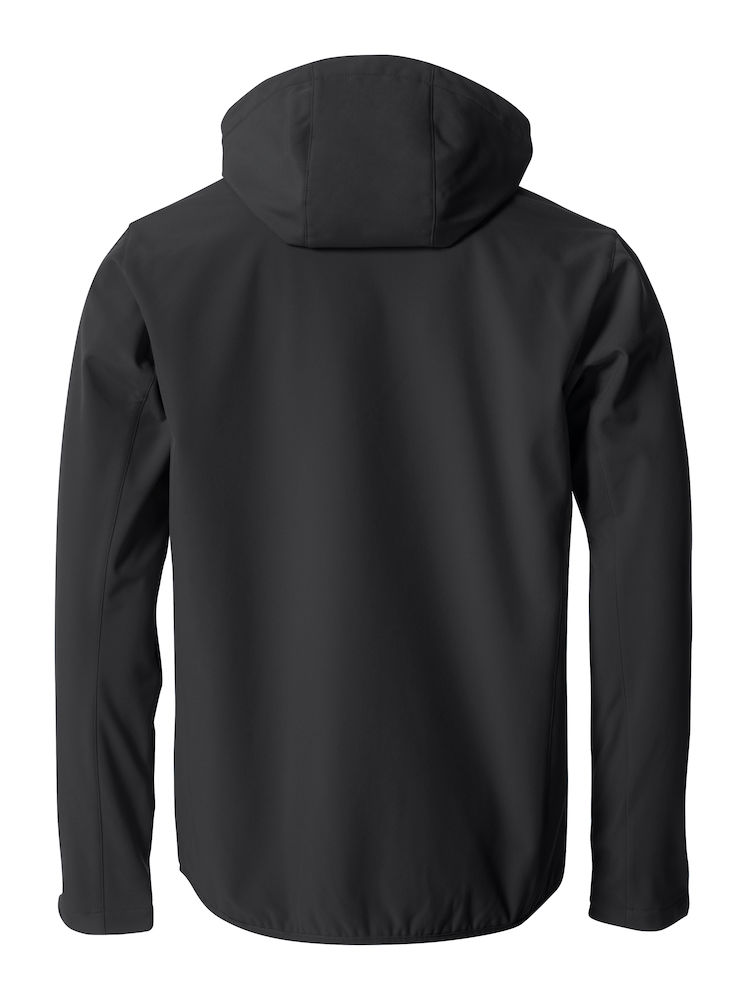 Basic Hoody Softshell zwart