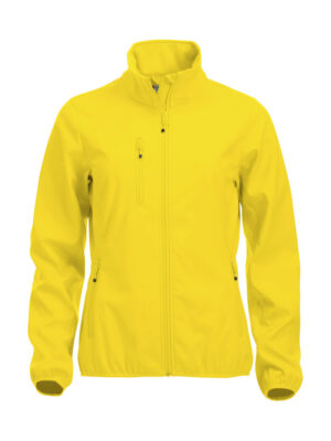 Basic Softshell Jacket Ladies lemon