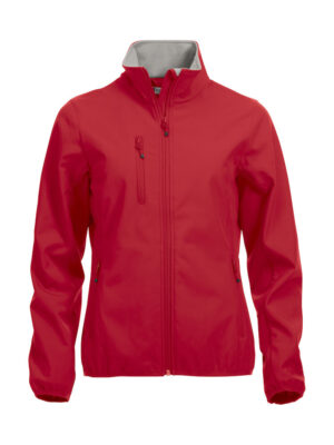 Basic Softshell Jacket Ladies rood