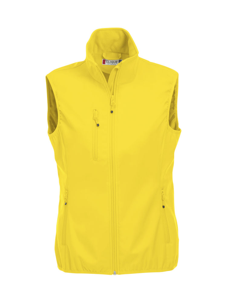 Basic Softshell Vest Ladies lemon