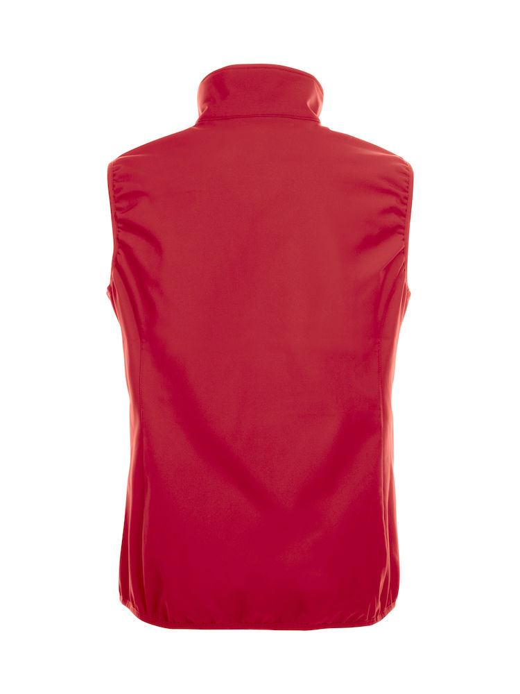 Basic Softshell Vest Ladies rood