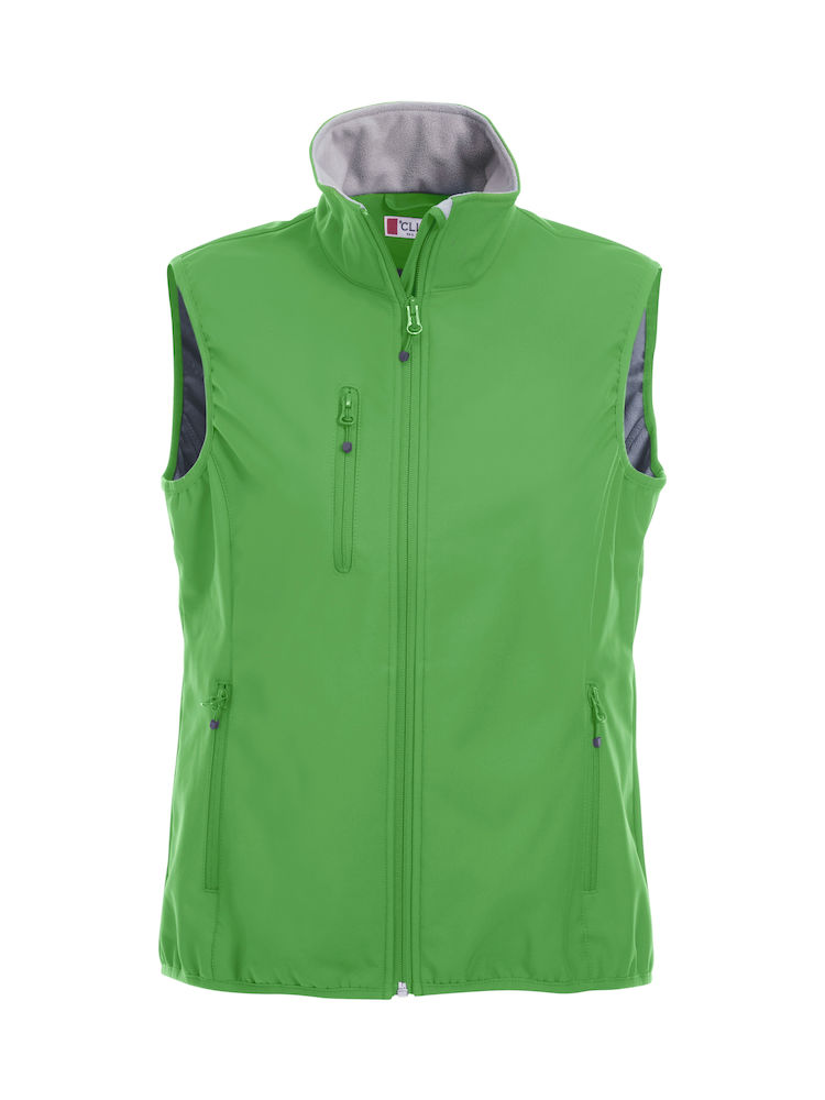 Basic Softshell Vest Ladies appelgroen